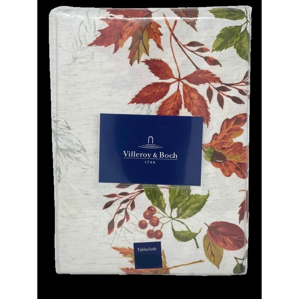 NWT Villeroy & Boch Autumnal Flourish Tablecloth 60x102 110518